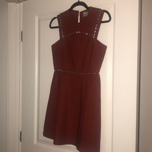 Brand new w tags burnt orange cocktail dress.